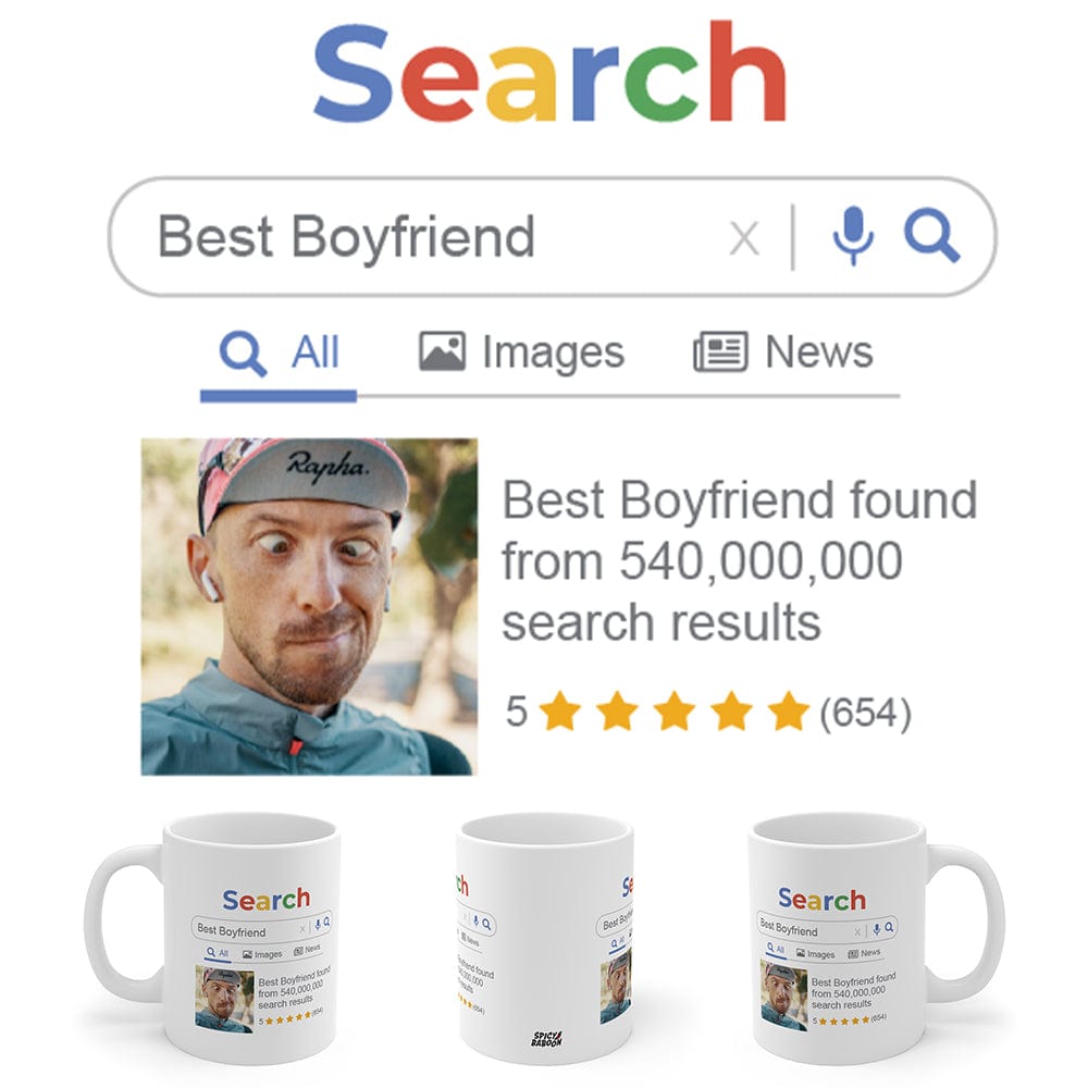 Best Boyfriend Search Result 😇 - Personalised Coffee Mug