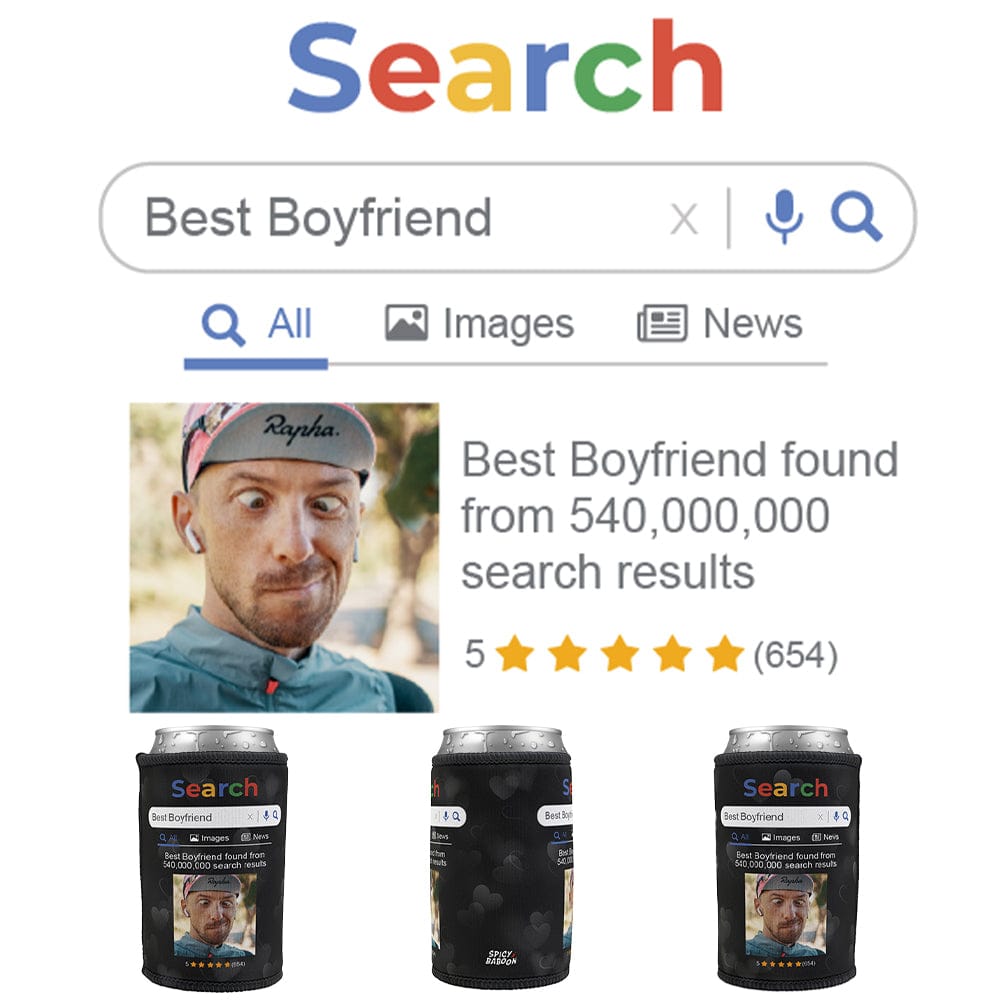 Best Boyfriend Search Result 😇 - Personalised Stubby Holder