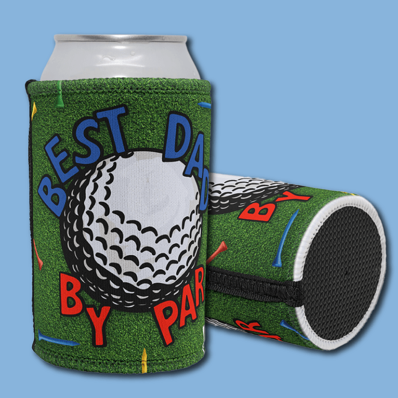 Best Dad By Par Ball ⛳ – Stubby Holder