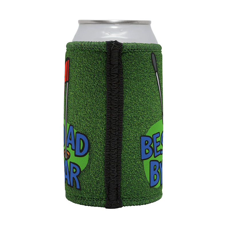 Best Dad By Par Green ⛳ - Stubby Holder