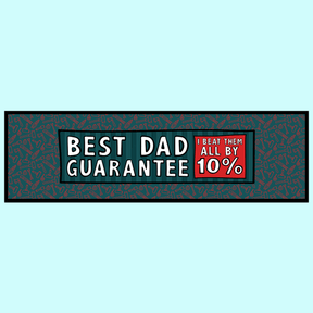 Best Dad Guarantee 🔨 - Large Bar Mat