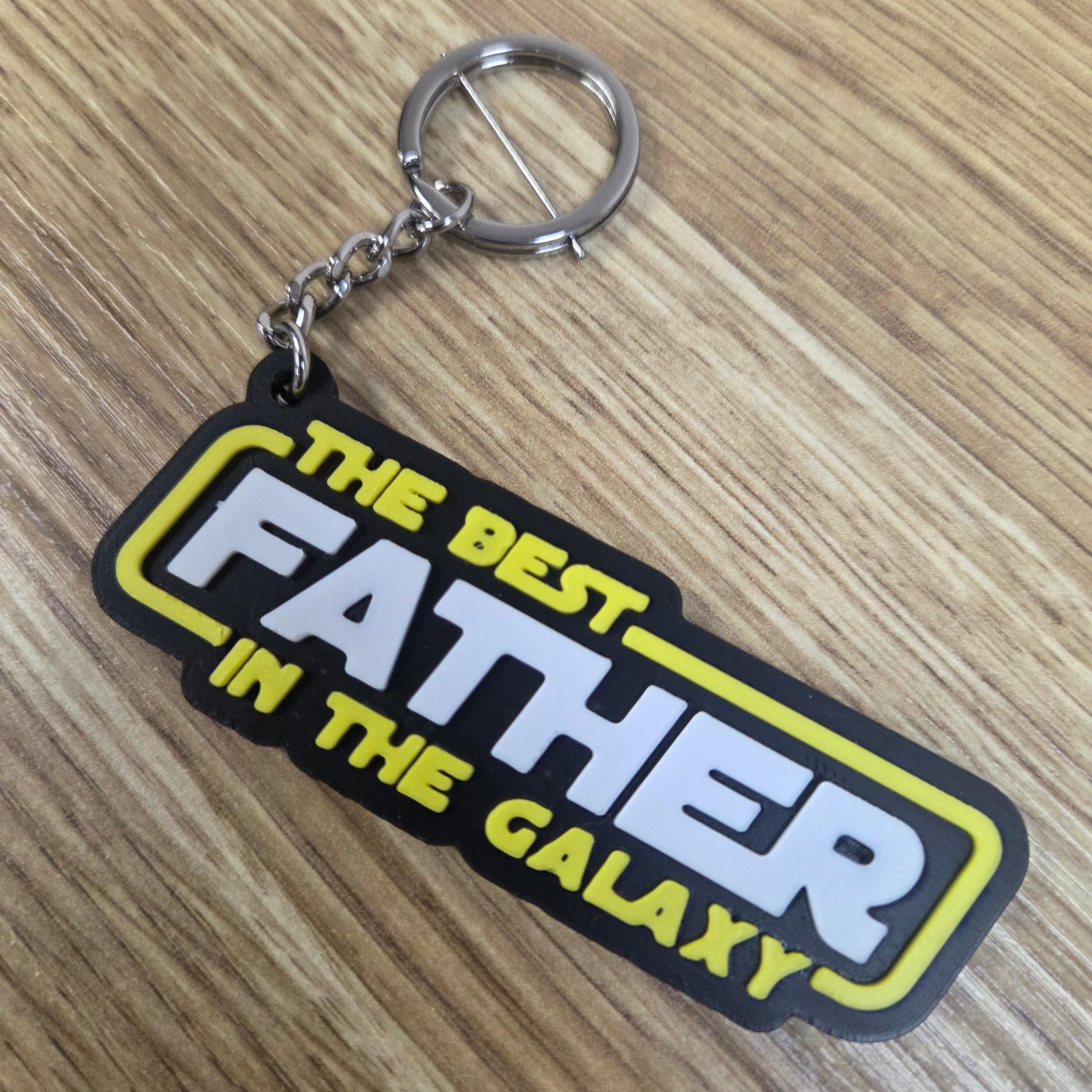 Best Father in the Galaxy - Keychain 🌌🔑