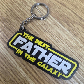 Best Father in the Galaxy - Keychain 🌌🔑