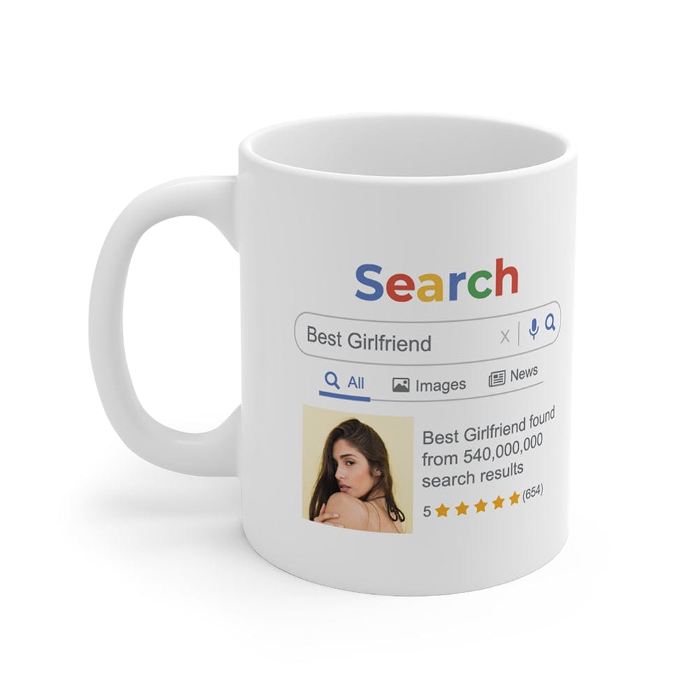 Best Girlfriend Search Result 😇 - Personalised Coffee Mug
