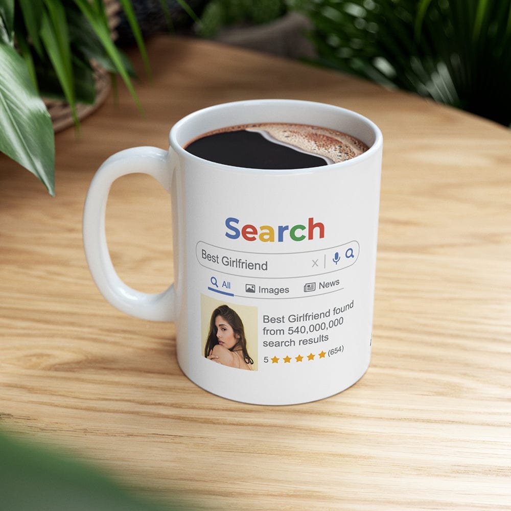 Best Girlfriend Search Result 😇 - Personalised Coffee Mug