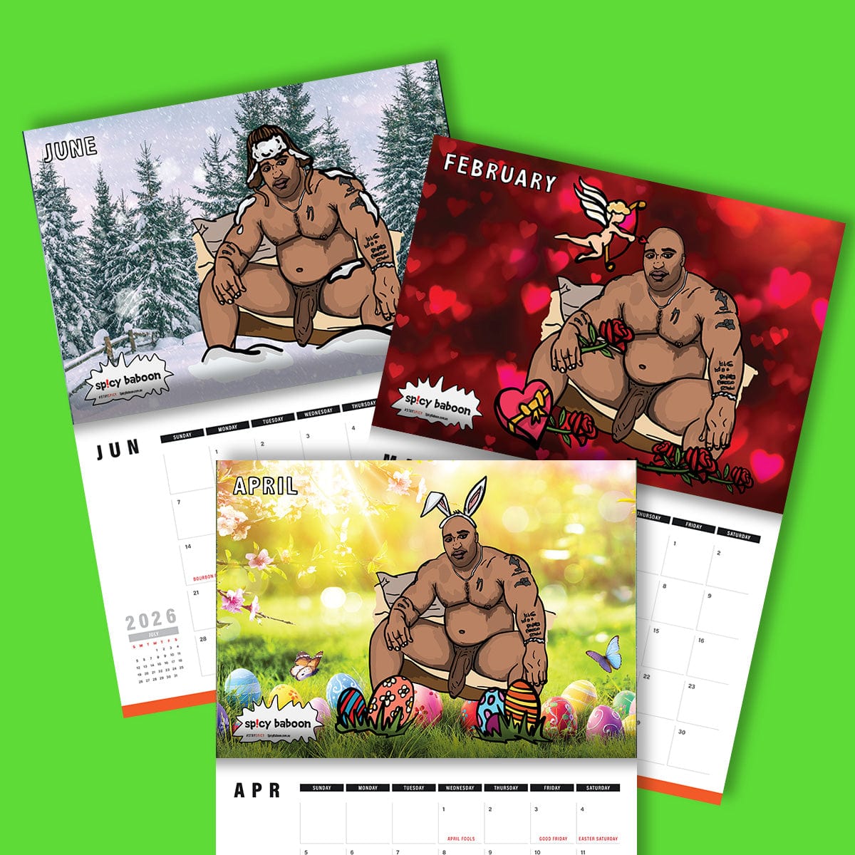 Big Barry 🍆- 2026 Calendar