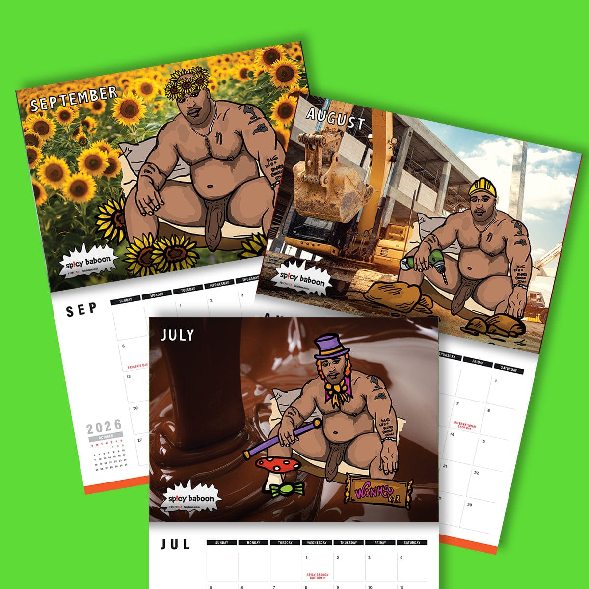 Big Barry 🍆- 2026 Calendar