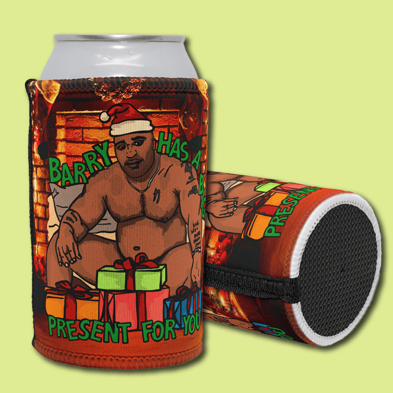 Big Barry Christmas 🍆🎄 - Stubby Holder