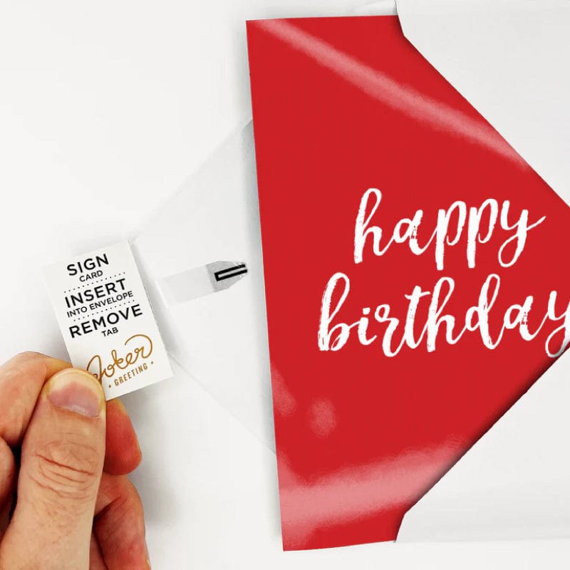 Birthday Endless Card 🎂🔊 - Joker Greeting Prank Card (Glitter + Sound)