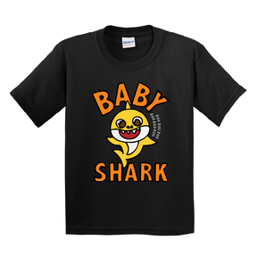 Black / 2T Toddler Tee - Baby Shark 🦈