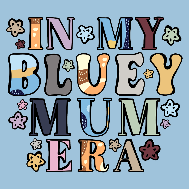 Bluey Mum Era – Men's T Shirt