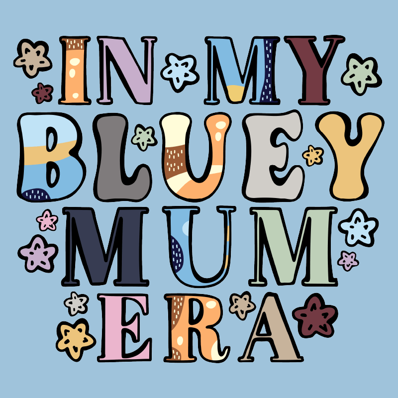 Bluey Mum Era – Unisex Hoodie