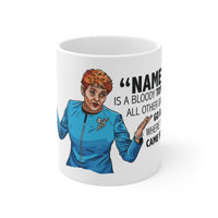 Pauline Approves Your Person 👩‍🦰 - Personalised Mug for your: Mate, Mum, Dad, Brother, Sister, Cousin, Uncle Aunty, Nan, Pop, Friend, Co- Worker, Partner