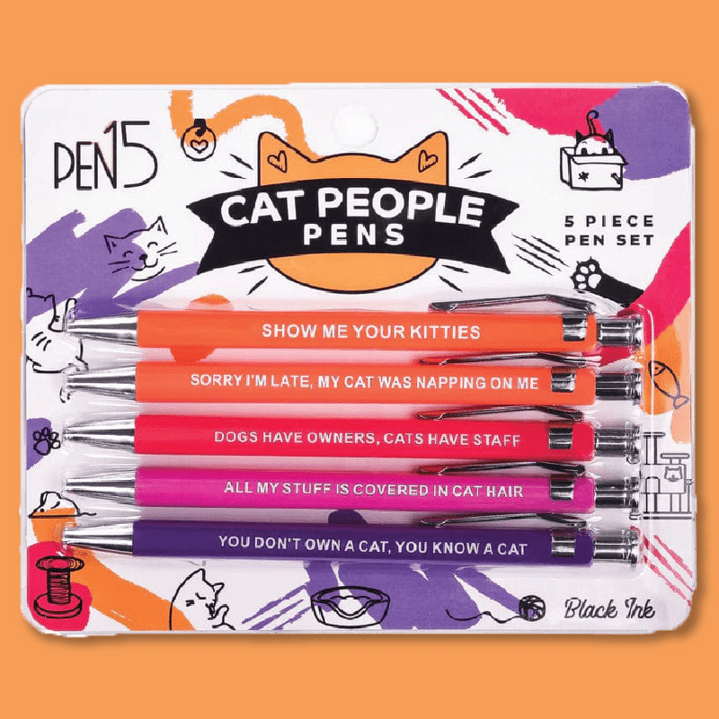 Cat People Pens 😺🖊️ - Funny Pens