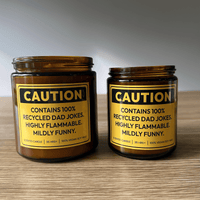 Caution ⚠️- Fathers Day Scented Candle