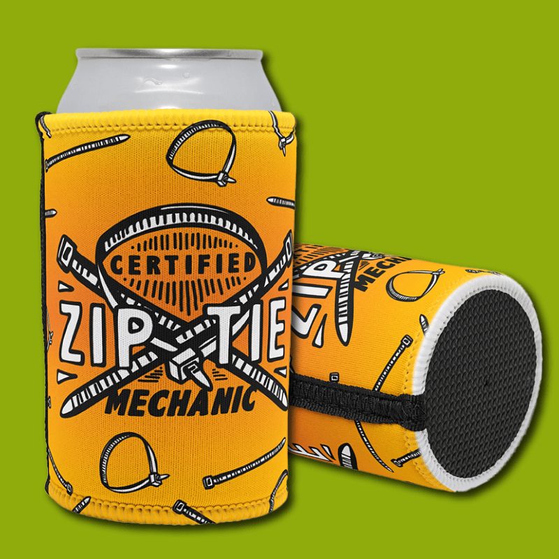 Certified Ziptie Mechanic 🔧 – Stubby Holder