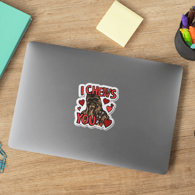 Chewie Love 💈🌹 – Sticker