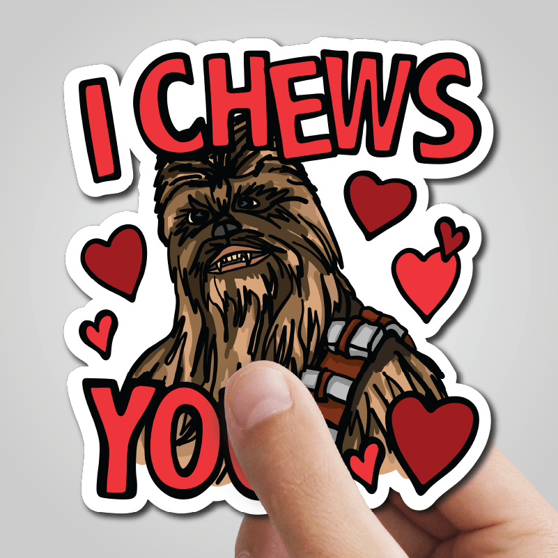 Chewie Love 💈🌹 – Sticker