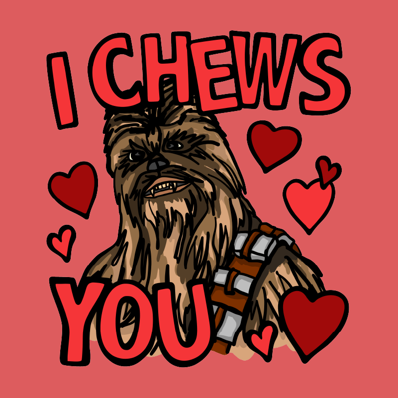 Chewie Love 💈🌹 – Women's Crop Top