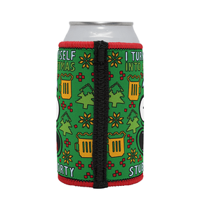Christmas Rick 🎄🥒 – Stubby Holder