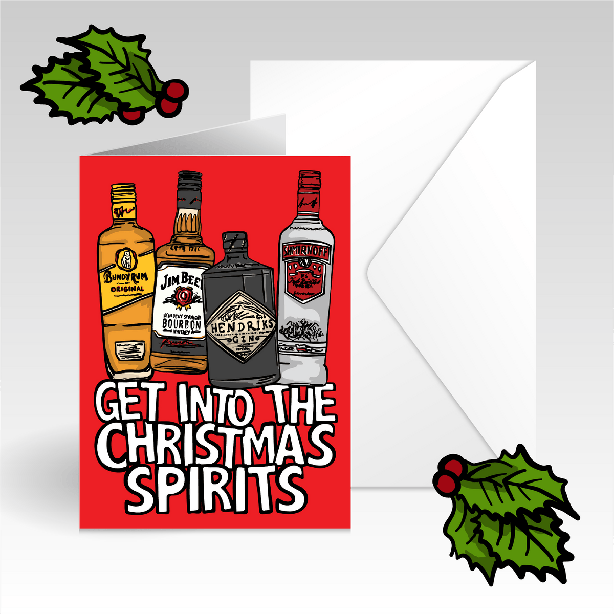 Christmas Spirits 🥃 - Christmas Card