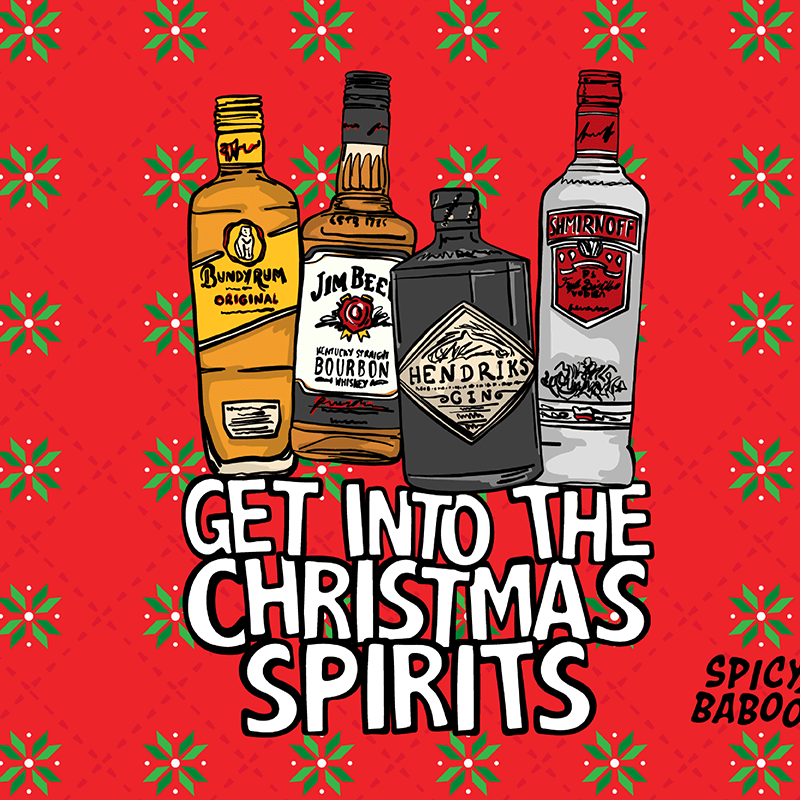 Christmas Spirits 🥃 - Stubby Holder