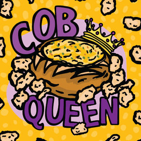 Cob Queen 👑🍞 – Stubby Holder