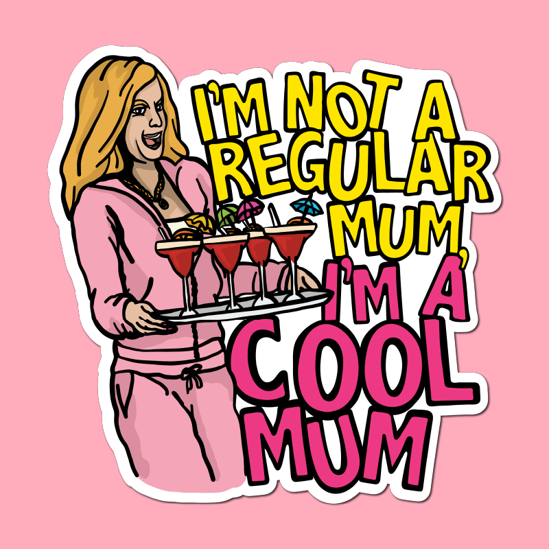 Cool Mum 😎🍸 - Sticker