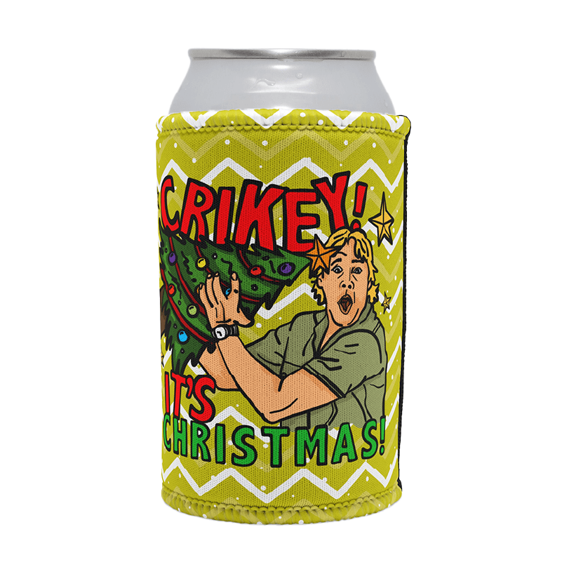 Crikey It’s Christmas 🐊🎄- Stubby Holder