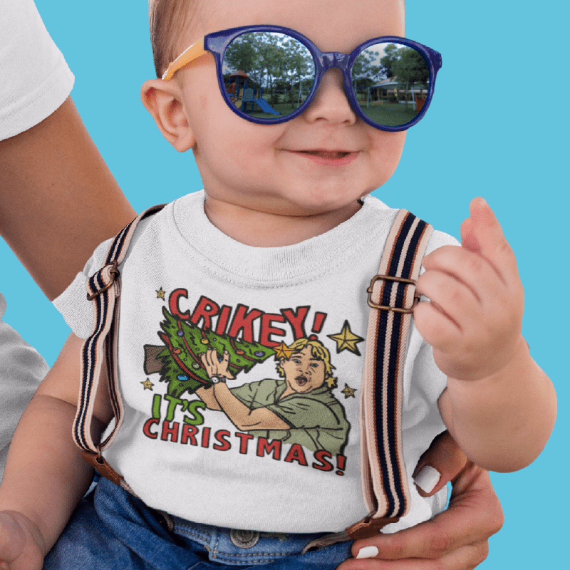 Crikey it’s christmas 🐊🎄- Toddler T Shirt