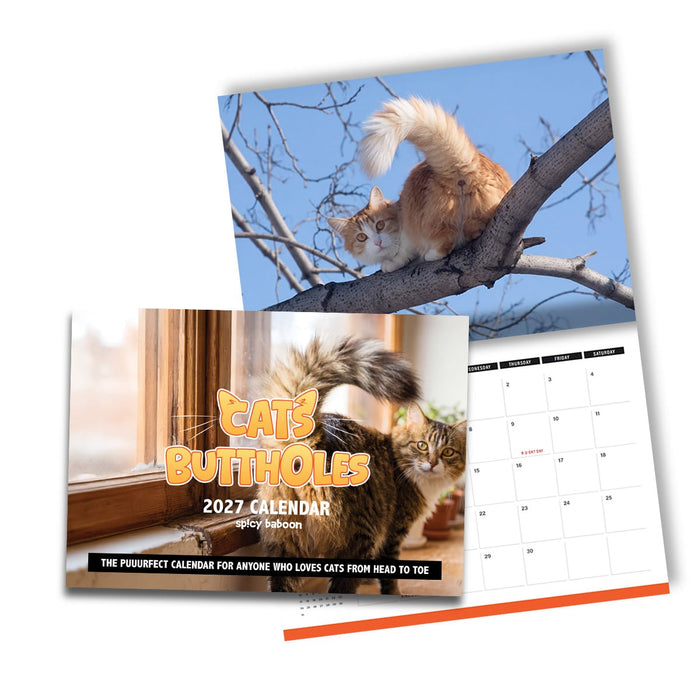 Cute Cat Buttholes 🐱🍑 - 2027 Calendar