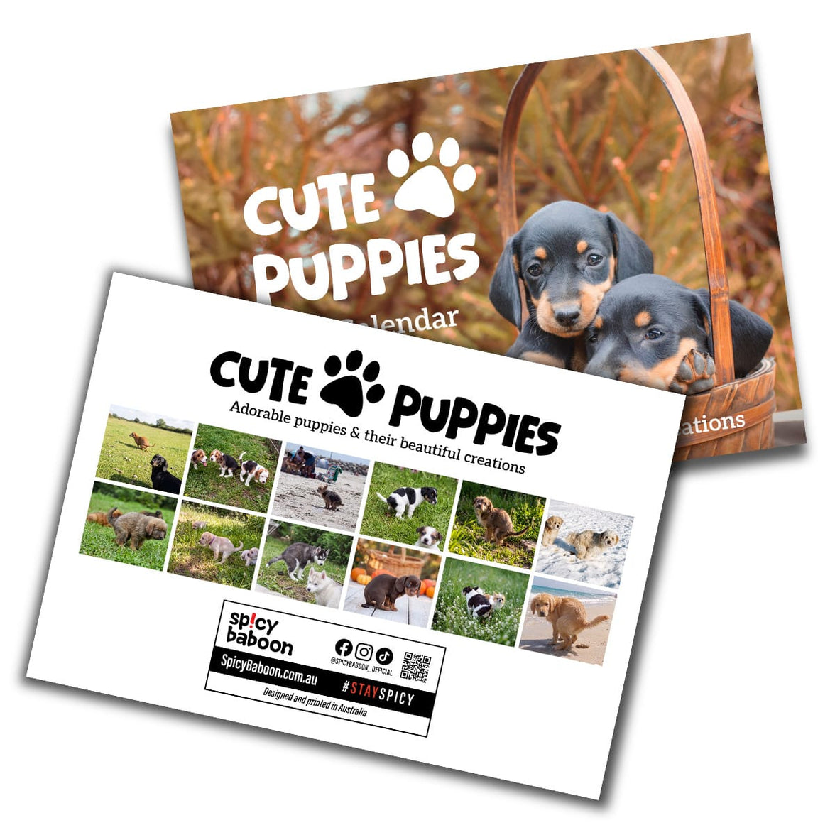 Cute Puppies Prank 🐶😈 - 2027 Calendar