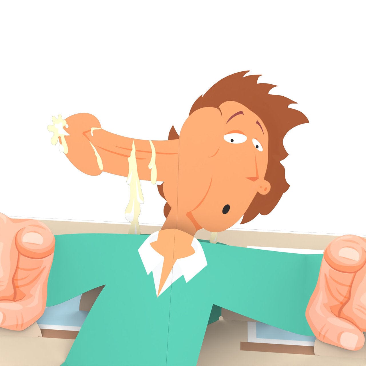 D*ck Head 🖕- 3D Inappropriate Greeting Card