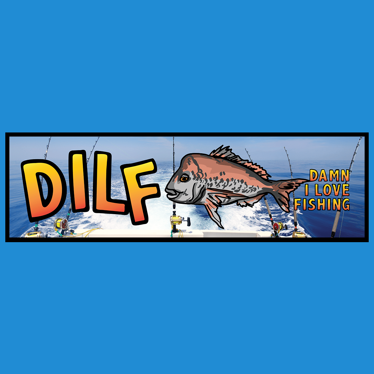 D.I.L.F 🐟 - Large Bar Mat