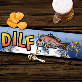 D.I.L.F 🐟 - Large Bar Mat