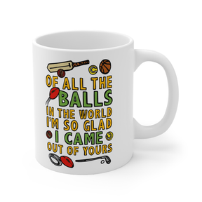 Dad's Balls 🏈⚽ – Coffee Mug