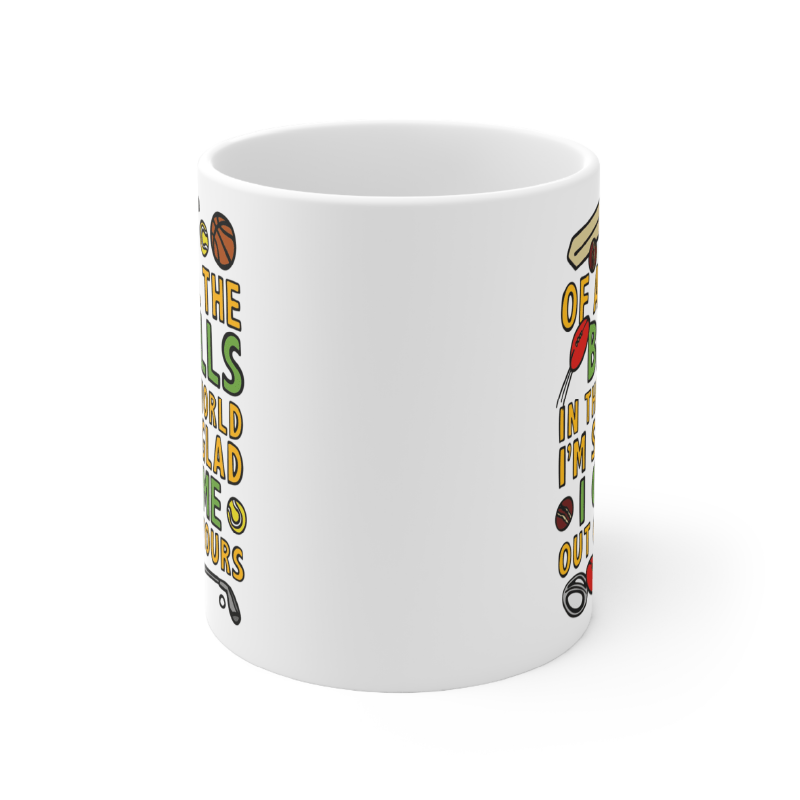 Dad's Balls 🏈⚽ – Coffee Mug