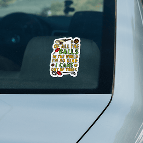 Dad's Balls 🏈⚽ - Sticker