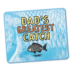 Dad's Greatest Catch 🎣- Personalised Mouse Pad