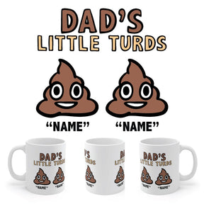 Dad's Little 💩's - Personalised Coffee Mug