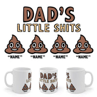 Dad's Little 💩's - Personalised Coffee Mug