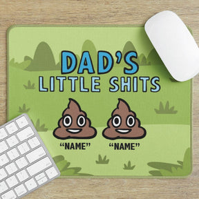 Dad's Little 💩's - Personalised Mouse Pad