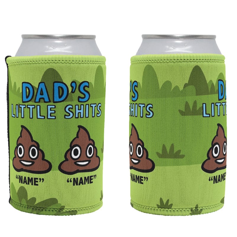 Dad's Little 💩's - Personalised Stubby Holder