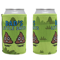 Dad's Little 💩's - Personalised Stubby Holder