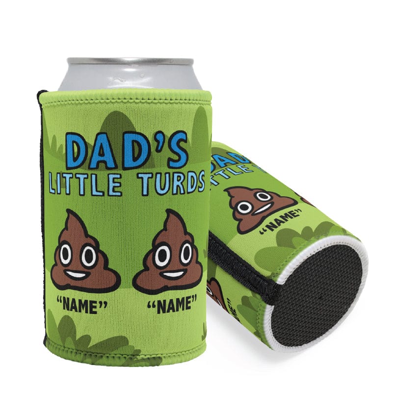 Dad's Little 💩's - Personalised Stubby Holder