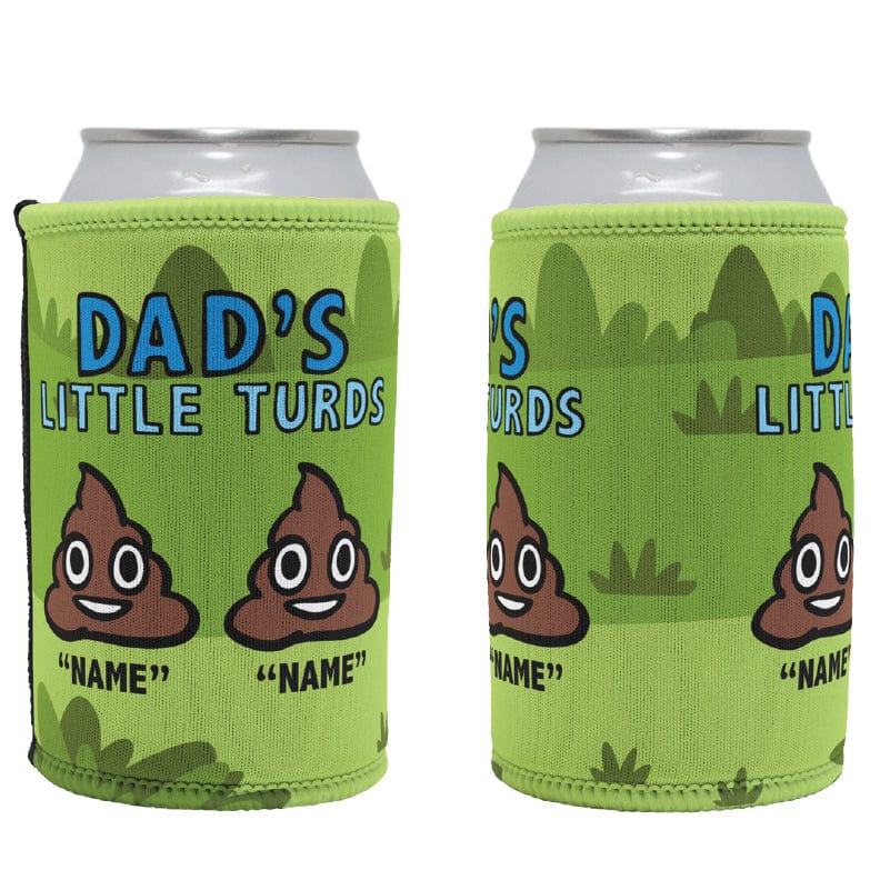 Dad's Little 💩's - Personalised Stubby Holder