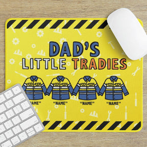 Dad's Little Tradies🚧 - Personalised Mouse Pad