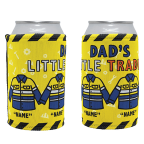 Dad's Little Tradies🚧 - Personalised Stubby Holder