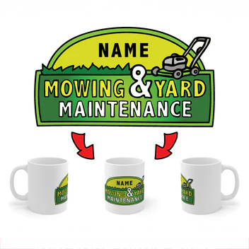 Dad’s Mowing Company 👍 – Personalised Coffee Mug