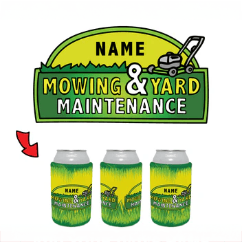 Dad’s Mowing Company 👍 – Personalised Stubby Holder